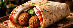 Falafel Sandwiches & Wraps reference image